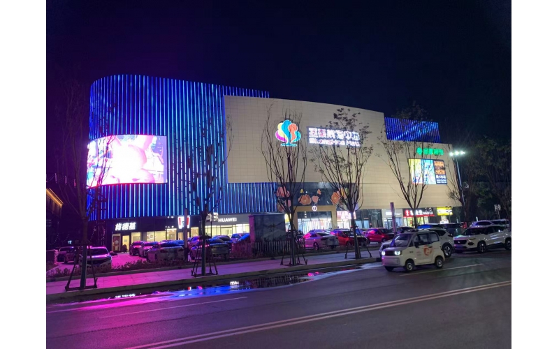 光影織就煙火色，夜色喚醒步行街 —— 濱州惠民縣圣豪悠樂里亮化工程紀(jì)實(shí)