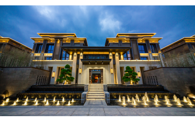 世茂璀璨悅府樓體夜景亮化工程